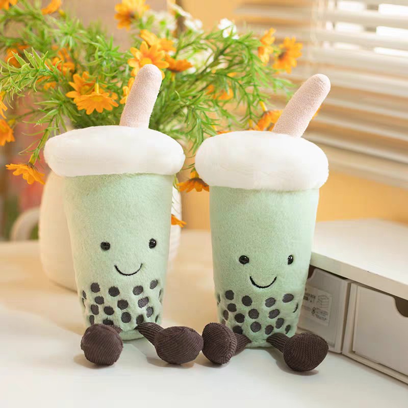 Home Textiles Today - Matcha green milk tea cup ornament