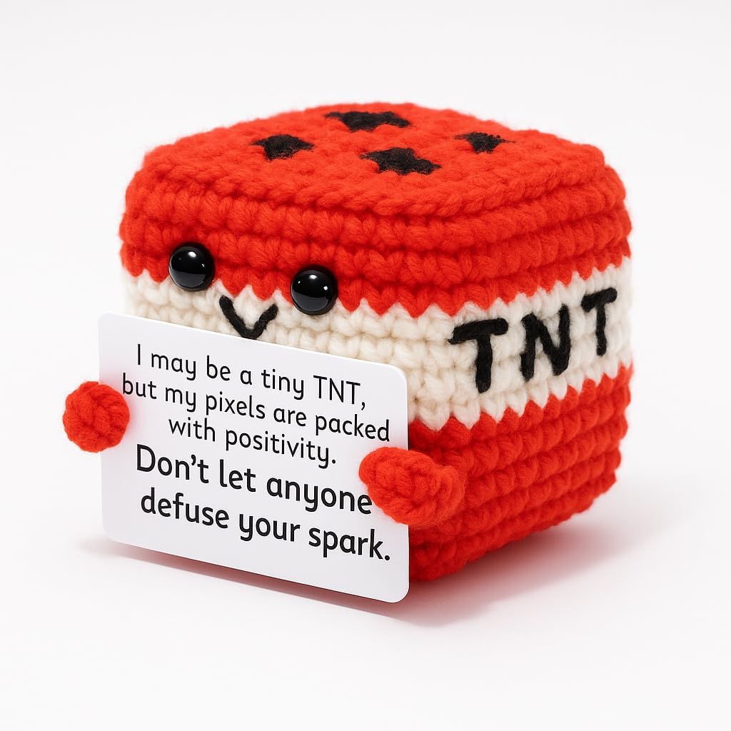Home Textiles Today - Crochet Emotional Support Small Square Desktop