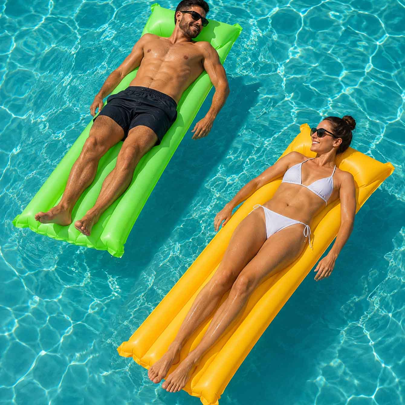 Fitted Sheet Deep - 1PC Pool Float Bed Inflatable Swimming