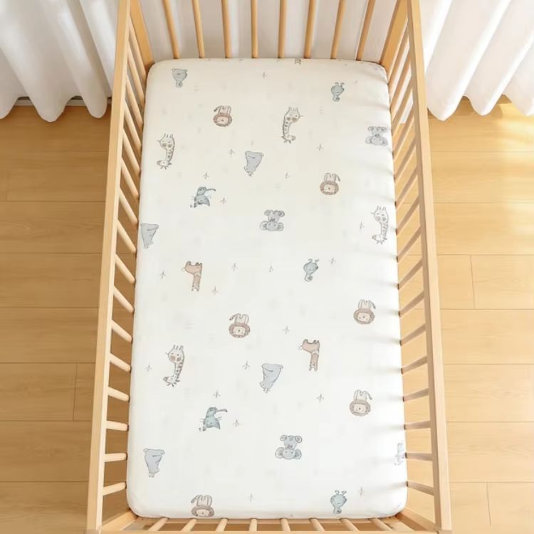 Crib Fitted Sheet Deep Pocket  - огляд і ціна Fitted Sheet Deep