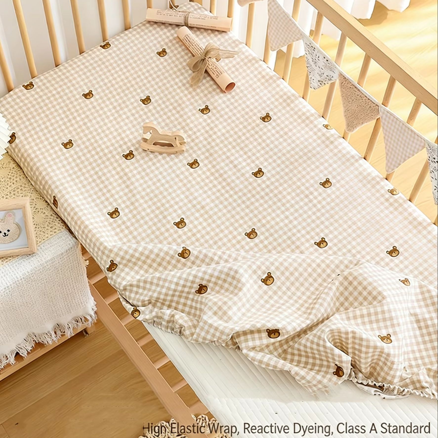 Crib Fitted Sheet Deep Pocket  - огляд і ціна Fitted Sheet Deep
