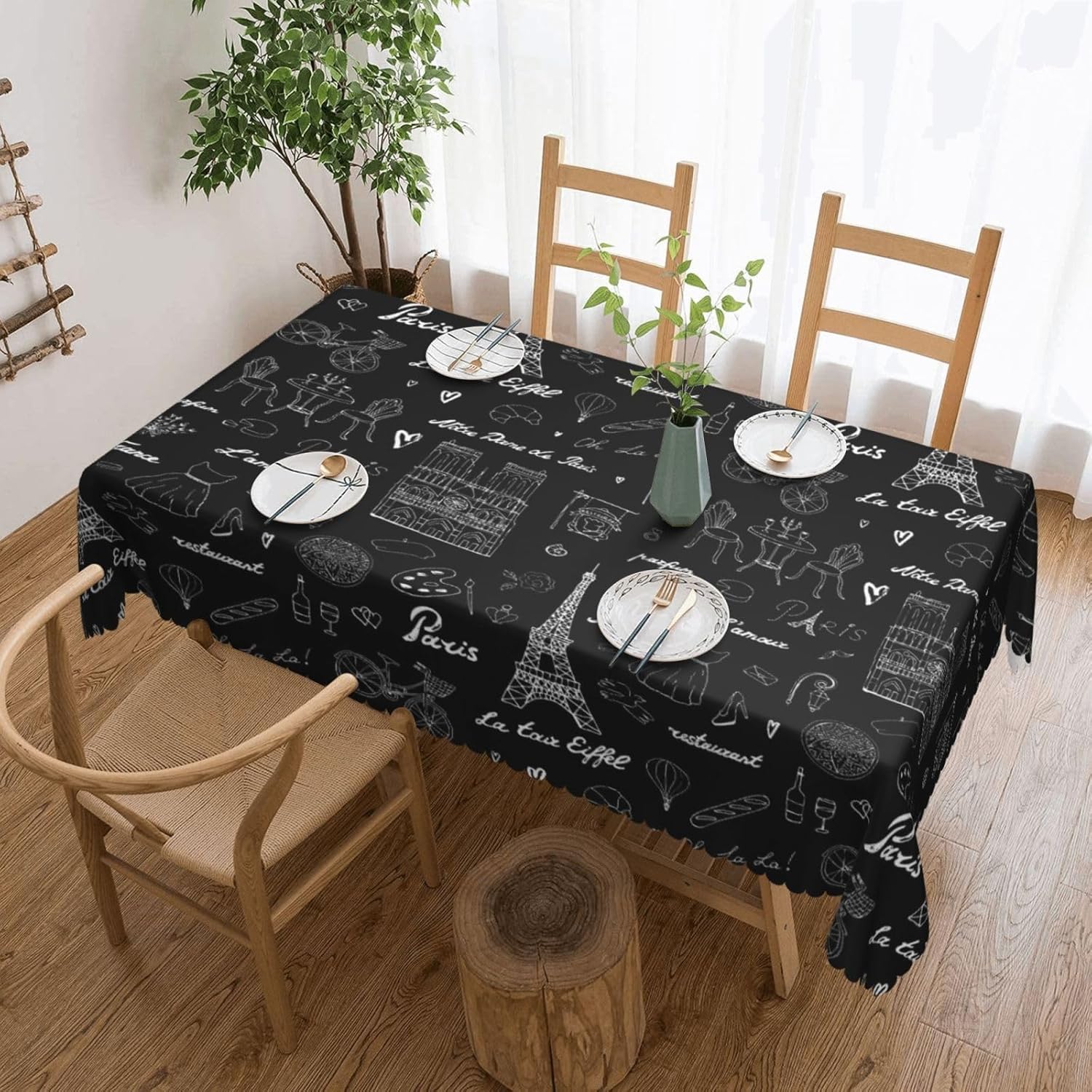 Eiffel Tower Tablecloth France - огляд і ціна Home Textiles Paris