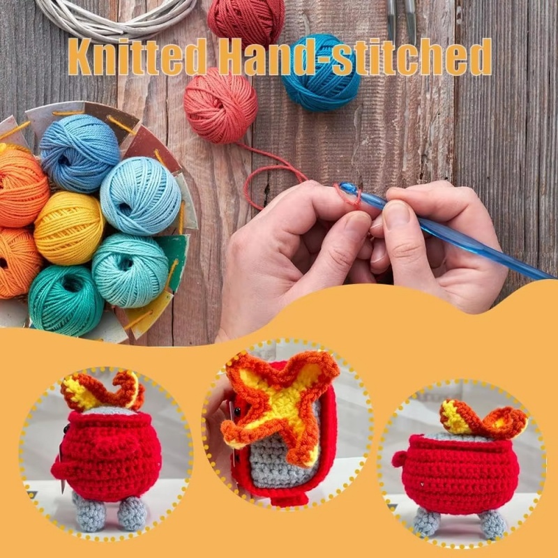 Handmade Crochet Dumpster Fire - огляд і ціна Home Textiles Today