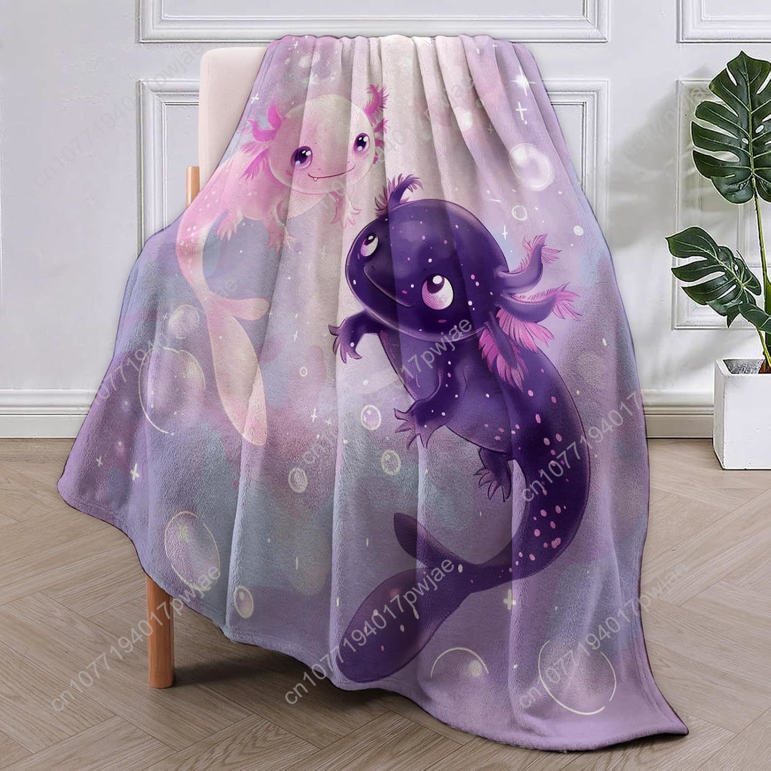 Axolotl Blanket Cute Axolotls  - огляд і ціна Home Textiles Throw