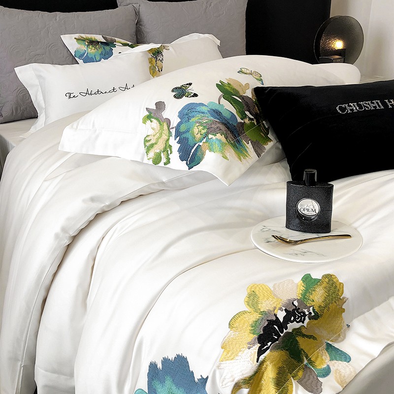 Embroidery White 800TC Egyptia - огляд і ціна Home Textiles Super Soft