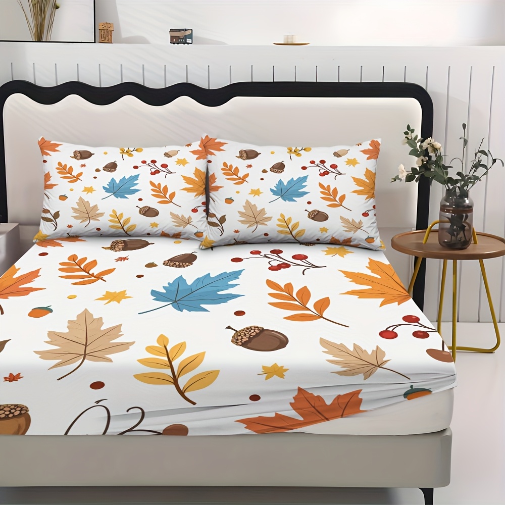 Autumn Leaves and Chestnut Bed - огляд і ціна Fitted Sheet Deep