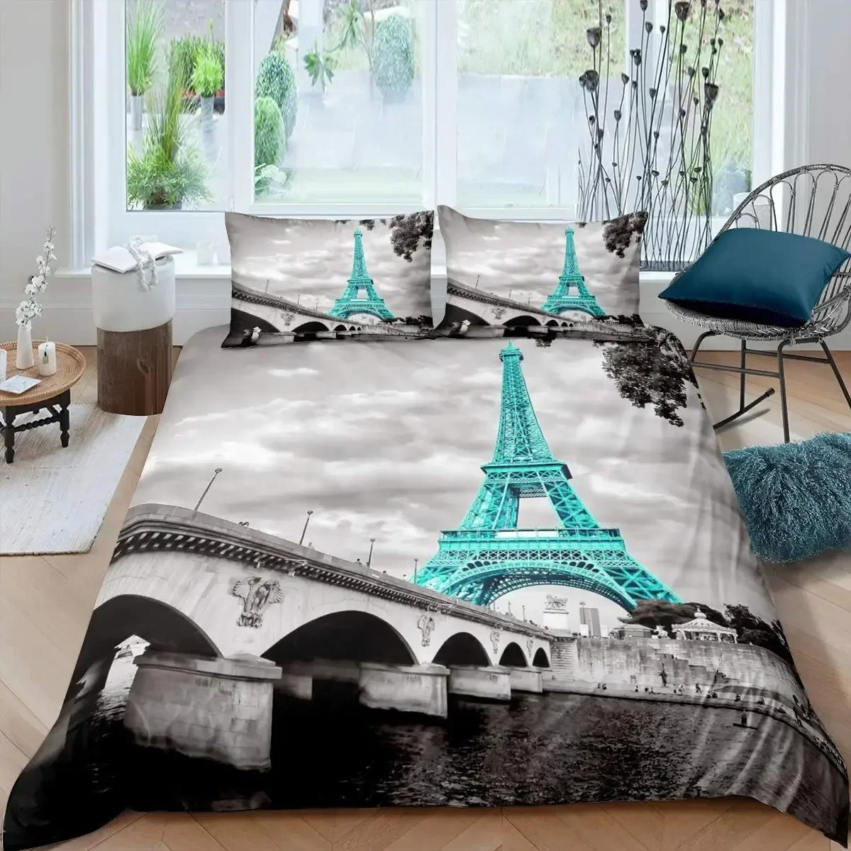 Eiffel Tower Paris Theme Comfo - огляд і ціна Home Textiles Paris