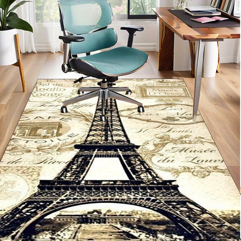 Eiffel Tower Paris Themed Rug  - огляд і ціна Home Textiles Paris