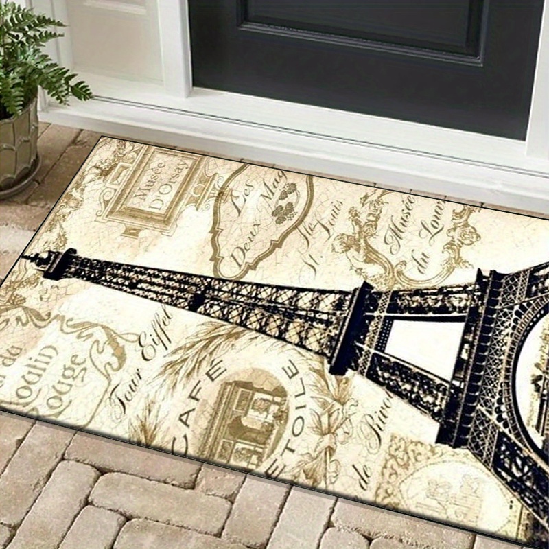Eiffel Tower Paris Themed Rug  - огляд і ціна Home Textiles Paris