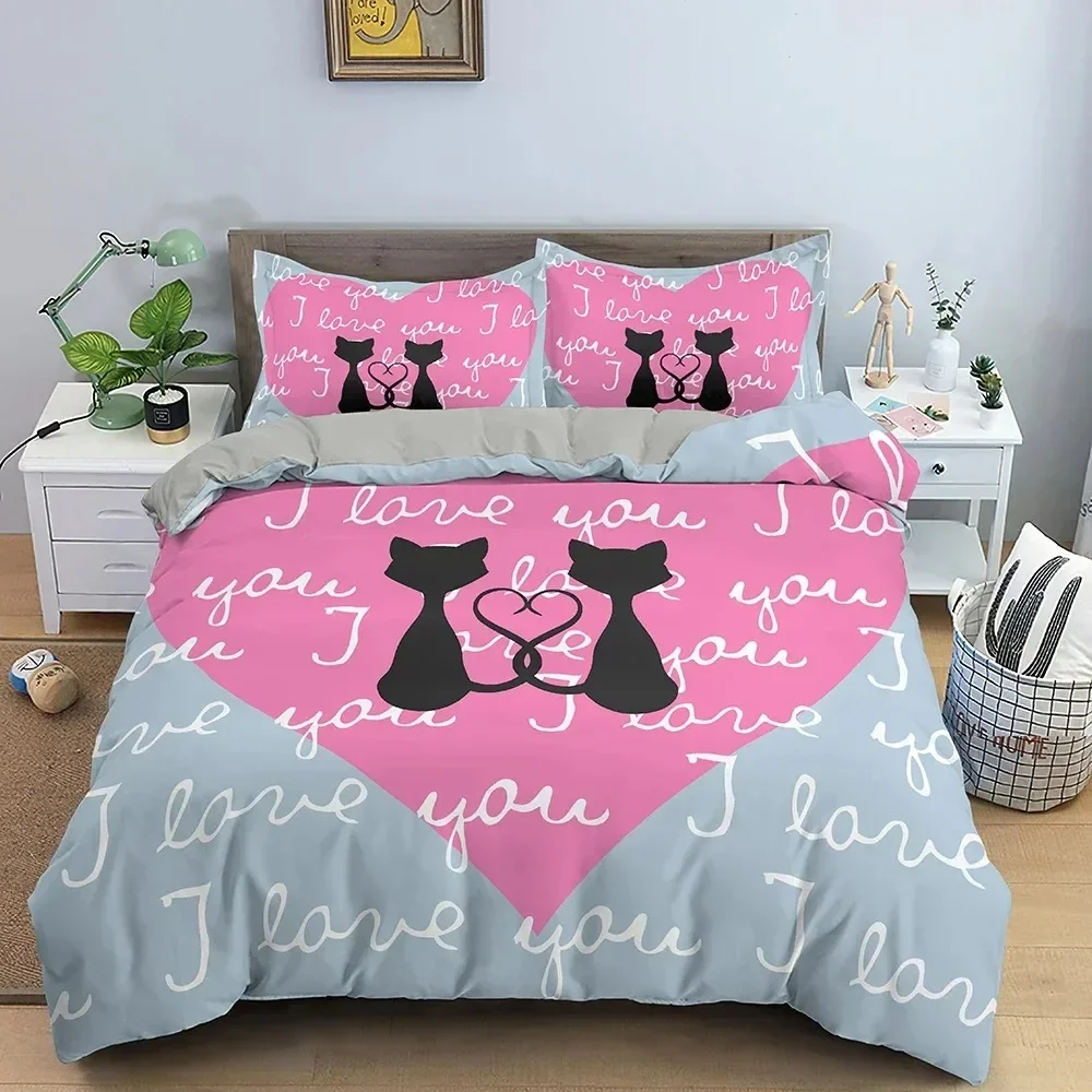 3D Love Heart Duvet Cover Pari - огляд і ціна Home Textiles Paris