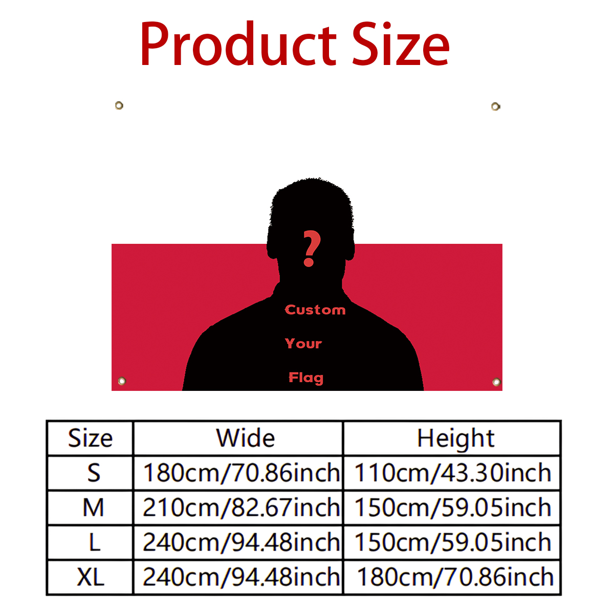 1Pc Custom Photo Polyster Flag - огляд і ціна Home Textiles Today