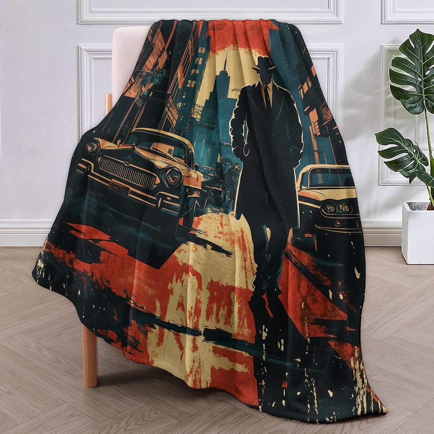 Noir Detective Blanket Gifts f - огляд і ціна Home Textiles Throw
