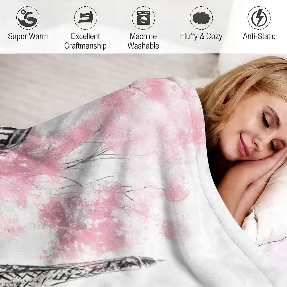 Paris Rainy Day Romantic Flann - огляд і ціна Home Textiles Paris