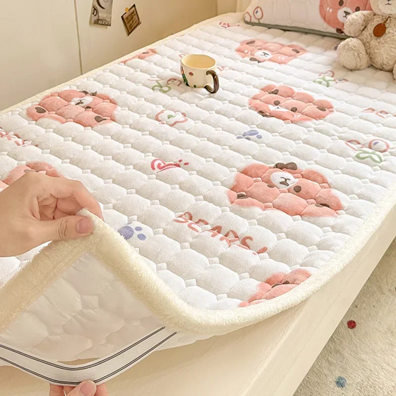 Cartoon Printed Warm Bed Mattr - огляд і ціна Home Textiles Super Soft