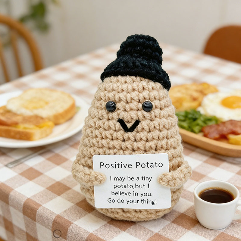 Cute Positive Potato Crochet D - огляд і ціна Home Textiles Today