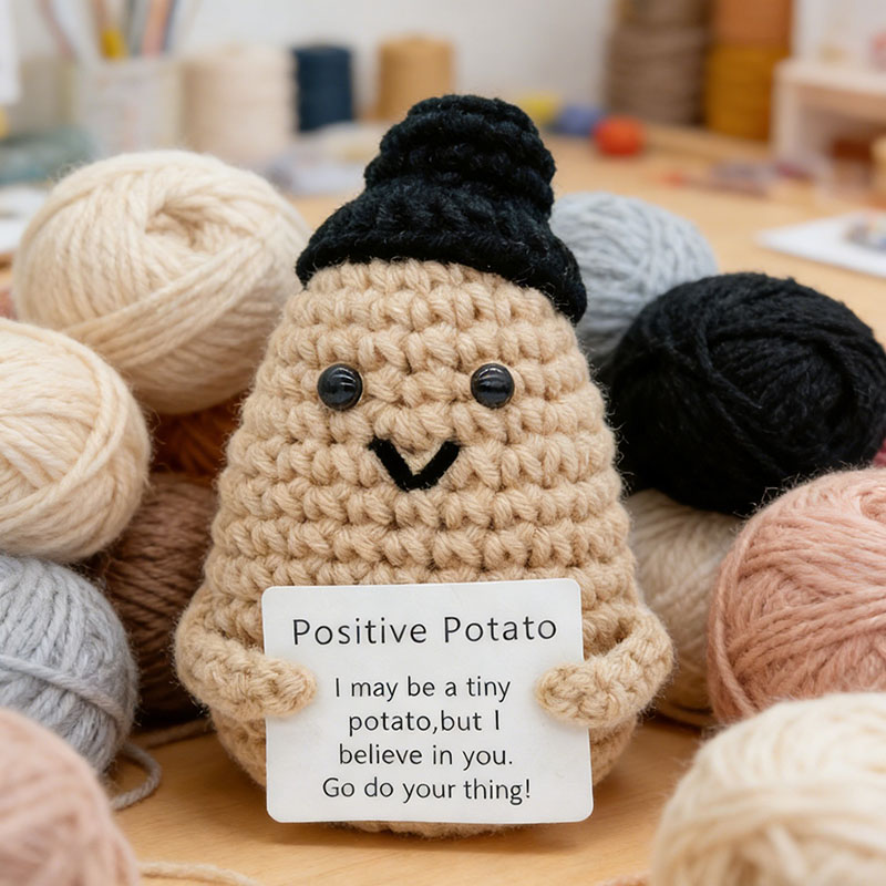 Cute Positive Potato Crochet D - огляд і ціна Home Textiles Today