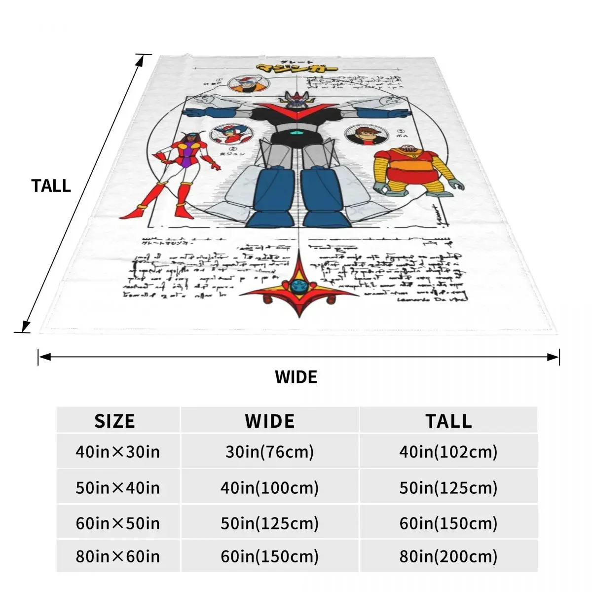 Mazinger Z Robot Tranzor Z Mer - огляд і ціна Home Textiles Super Soft